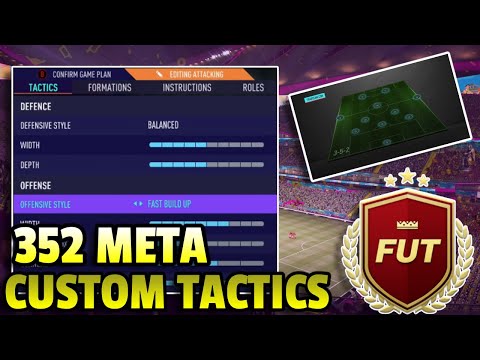 FIFA 21 MOST *META* 352 CUSTOM TACTICS & PLAYER INSTRUCTIONS POST PATCH! | FIFA 21 ULTIMATE TEAM
