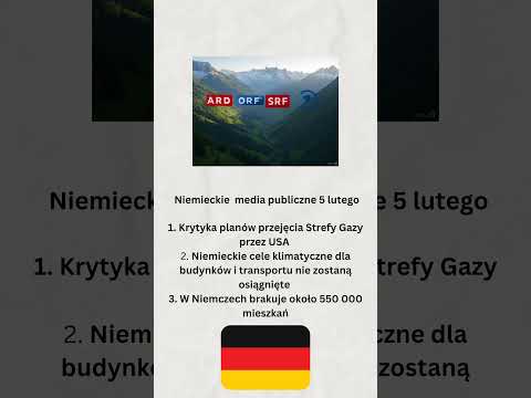 Niemieckie media publiczne 5 lutego