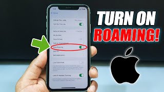 How to Turn On Roaming on iPhone 11 | Data Roaming | Cellular Roaming