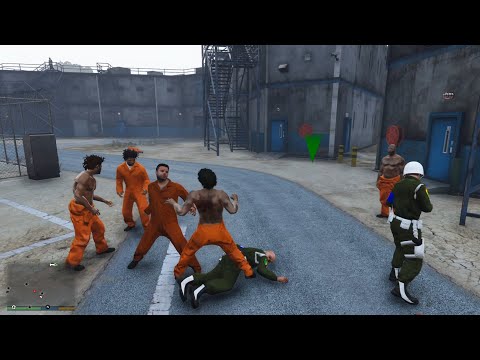 This is the Brutal Life of a Los Santos Prison Inmate! GTA 5 Indonesian Police Mod