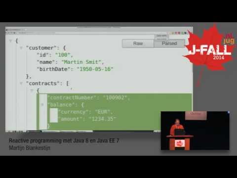 J-Fall Speaker Martijn Blankestijn - Reactive programming met Java 8 en Java EE 7