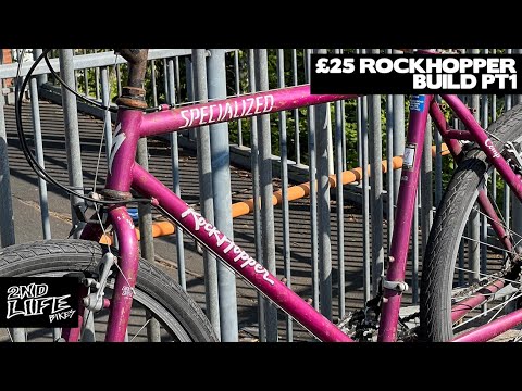 Specialized Rockhopper Retro MTB Build Pt1 - Vintage commuter bike build
