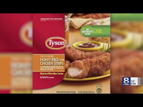Tyson chicken strips recalled due to possibly...