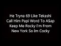 6ix9ine - FEFE ft. Nicki Minaj (Lyric Video)