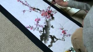 梅の描き方 水墨画家白浪
