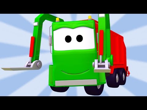 Der Müllauto Autos & Lastwagen Cartoon für Kinder