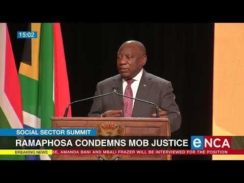 Ramaphosa condemns mob justice