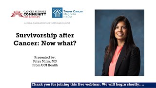 Survivorship after Cancer: Now what?
