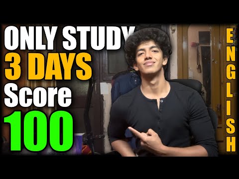 Do THIS For 3 Days to Score 100 in English!