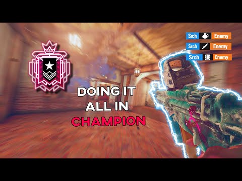 Doing It All In CHAMPION Ranked Highlights - Rainbow Six Siege