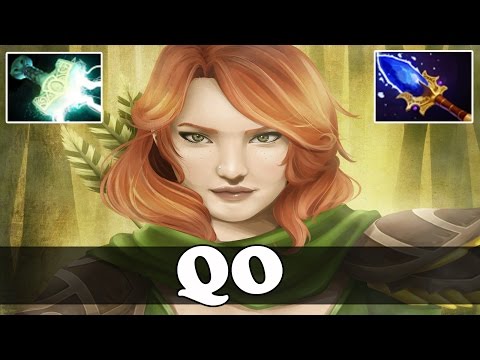 QO 7500 MMR Plays Windranger with Aghanim's cepter and Mjollnir - Dota 2