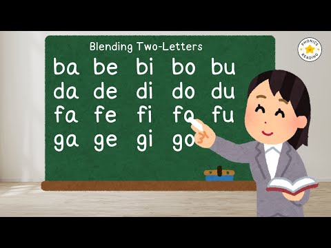 Reading Fluency Building | Blending Two Letters | Consonant-Vowel Blending | Two Letter Words