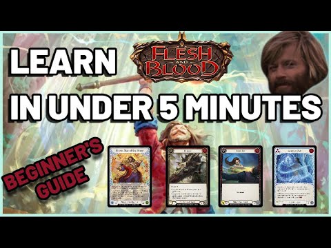 How to Play Flesh and Blood TCG in UNDER 5 MINUTES | Beginner's Guide | Flesh and Blood TCG