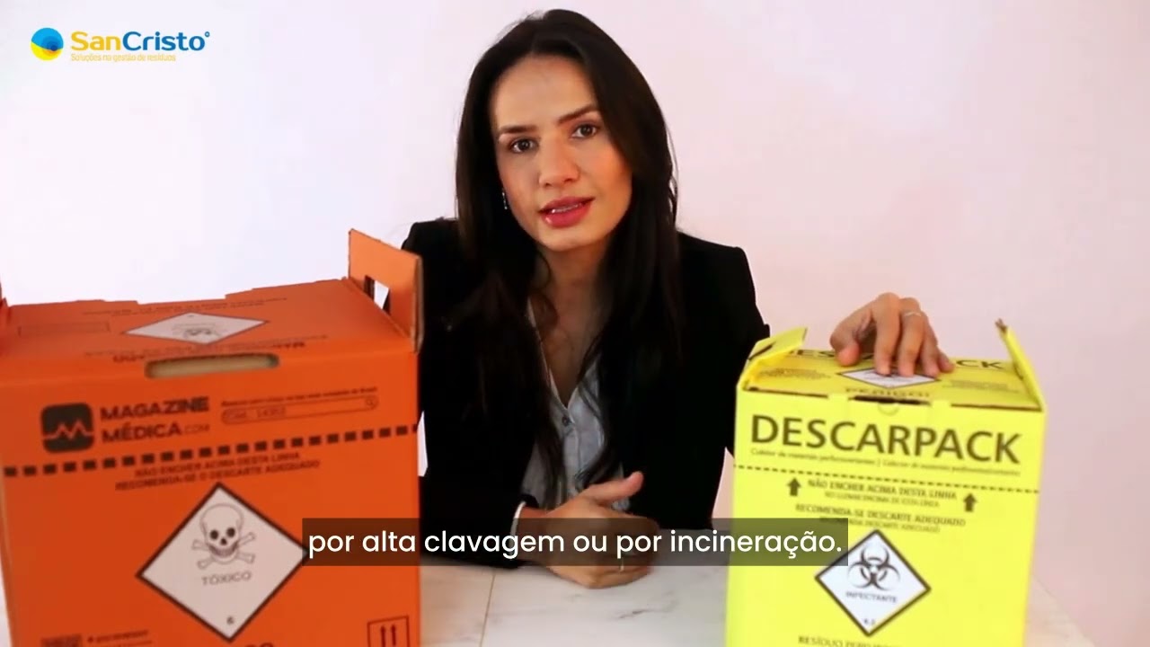 Descarte de Perfurocortantes - Diferença entre a caixa amarela e a caixa laranja