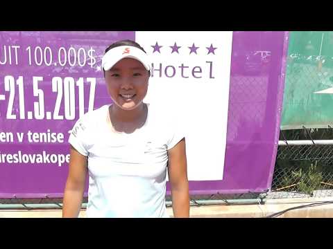 EMPIRE Slovak Open 2017: 1R, interview, Kurumi NARA (JPN) - Vivien JUHASZOVA (SVK) 6-1 6-0