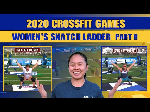 2020 Crossfit Games Womens Speed Snatch Ladder - Olympic Lifting Coach Reacts - Part 2 I WuLift