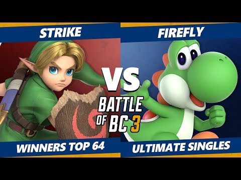 Smash Ultimate Tournament - Strike (Young Link) Vs. Firefly (Yoshi) BoBC3 SSBU Winners Top 64