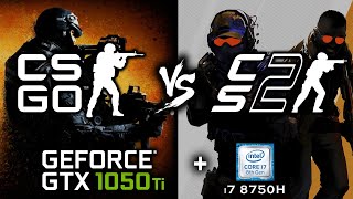 Counter-Strike Global Offensive vs Counter-Strike 2 _ CSGO vs CS 2 - GTX 1050 Ti