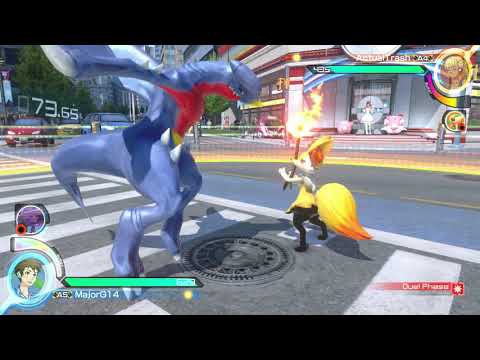 Pokken Tournament - MajorG14 (Garchomp) vs ActualTrash (Braixen)