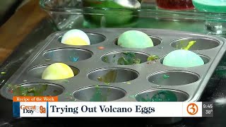 Recipe of the week: Continuing to make volcano eggs