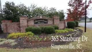 preview picture of video '365 Strasburg Dr Simpsonville, SC'