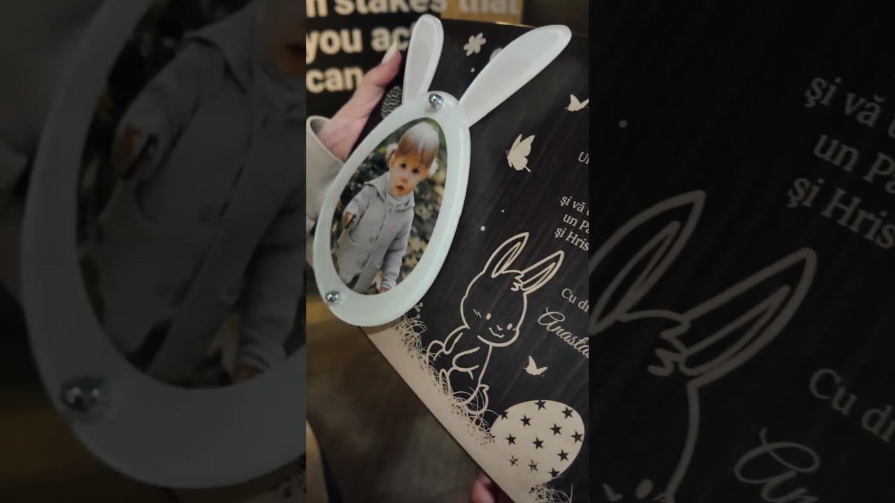 Thumbnail video Placheta personalizata de Paste - pentru nasi