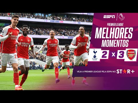 Gols e lances de Tottenhan x Arsenal