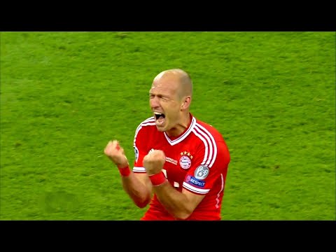 When Robben Won UCL For Bayern vs Borussia Dortmund - Final 2013