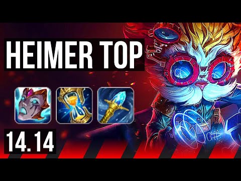 HEIMERDINGER vs GRAGAS (TOP) | 9/1/4, 500+ games | EUNE Master | 14.14