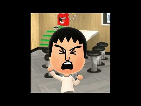 Saburo yelled at Dunbar! - Miitomo Animation - (Swear words)