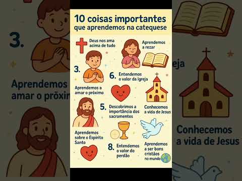 10 TEMAS PARA CATEQUESE #catequese #deus #igreja #fe