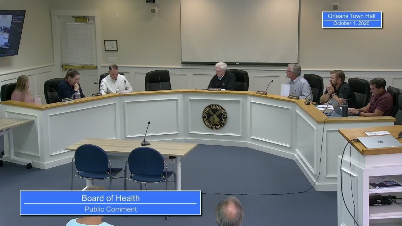 From the Board of Health