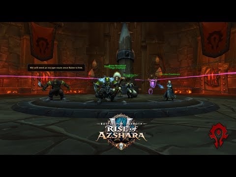 Baine Rescue Scenario - Thrall and Saurfang - War Campaign Horde 8.2