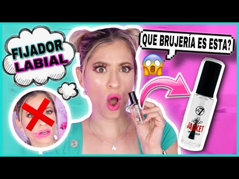 ESTE LÍQUIDO CONVIERTE CUALQUIER LABIAL EN MATTE Y DURADERO | Fijador Labial Jacket W7 | NatyGloss