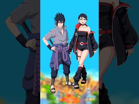 Sasuke vs sarada | who is strong? #naruto #sasuke #sarada #youtubeshorts #shorts