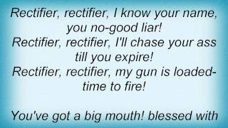 Tankard - Rectifier Lyrics