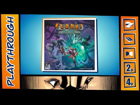 Clank! Catacombs Playthrough (2 player) - Prisoners & Secrets