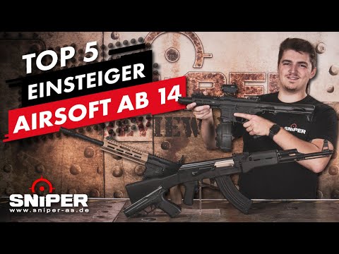 DIE BESTEN 5 ANFÄNGER AIRSOFT WAFFEN AB 14 | Top 5 Airsoft ab 14