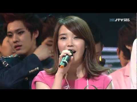 [100627] Inkigayo - Mutizen + Encore ( IU & Seulong)