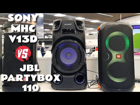 SONY MHC V13D VS JBL PARTYBOX 110 🤯 CRAZY SOUND TEST CHALLENGE AT 25 VOLUME🔊🔊🔊🔥