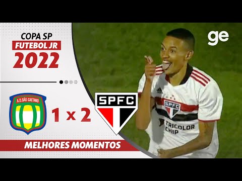 Gols e lances de São Caetano x São Paulo