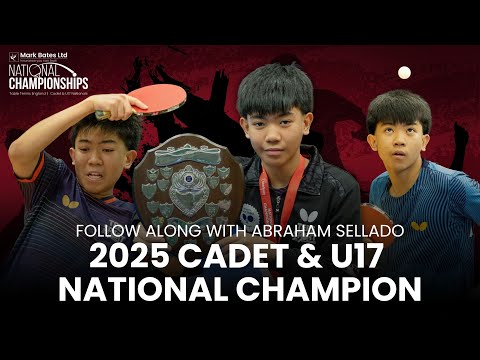 Follow TOP SEED Abraham Sellado at the 2025 Mark Bates Ltd Cadet National Championships!