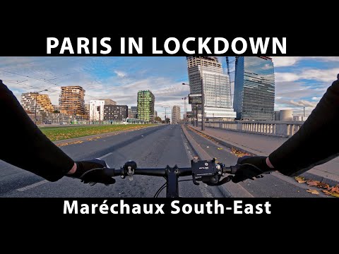 Cycling Paris in Lockdown - Maréchaux South-East