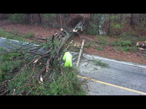 3-24-2020 Tishomingo, Ms Tornado damage, homes, structures damaged, trees down drone