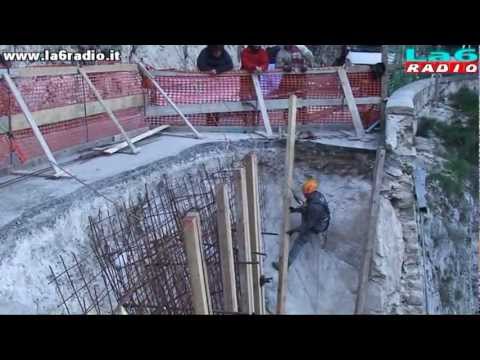 La6radio: lavori SP 479 Anversa dopo la frana (22 Marzo 2013)