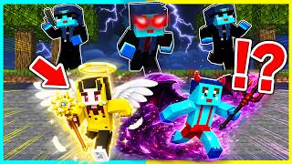 ママにバレずに天使と悪魔の力を使ってチート逃走中　【まいくら / マインクラフト】