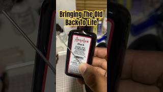 How To With Angelus Direct Black Suede Dye On Nike Shoes 🎨...#shorts