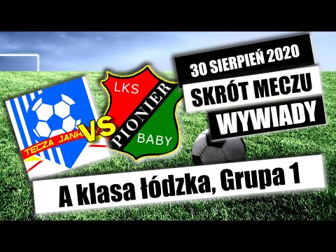 Tęcza Janków - 1:0 - Pionier Baby - skrót, relacja meczu, wywiady, A klasa
