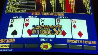 preview picture of video 'Mohegan Sun Video Poker Jackpots'