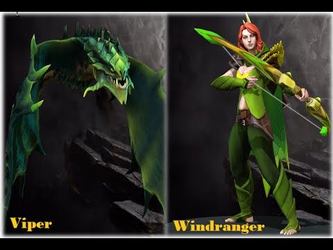 Viper Vs Windranger (Mid)